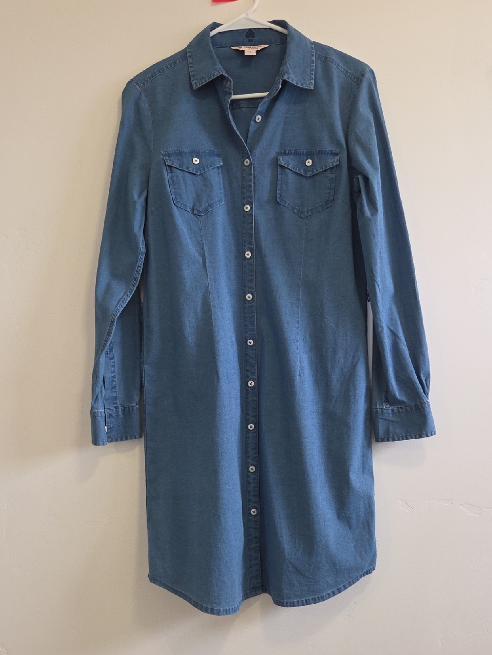Brooks Brothers Light Blue Chambray Shirt Dress